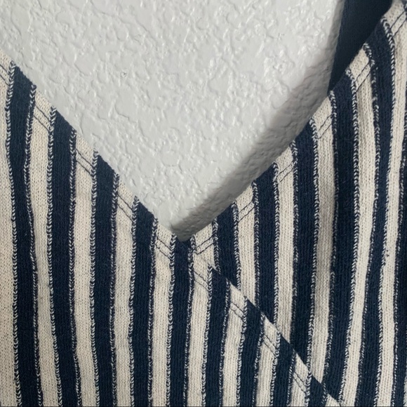 Madewell Finale tank top in stripe crop top XS G5538 - Picture 6 of 10